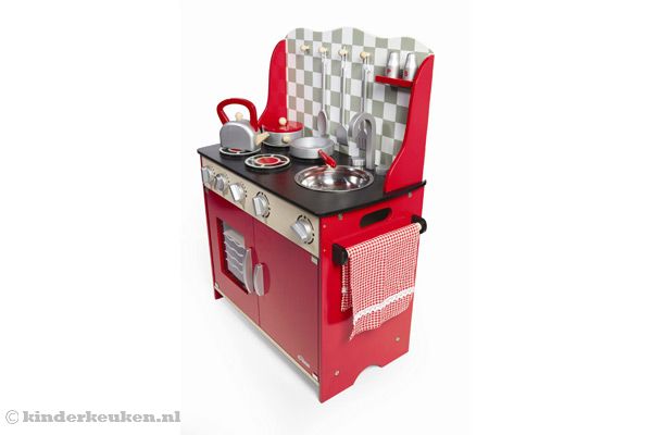 Kidkraft Country Keuken Rood : Houten speelkeuken rood Kidkraft Country Keuken Rood : Houten speelkeuken rood