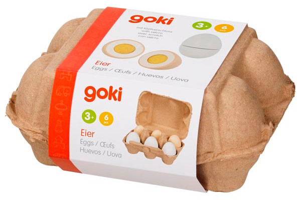 In een schattig eierdoosje