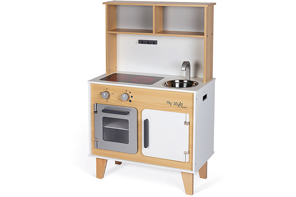 Keukentje kan natuurlijk ook wit blijven.