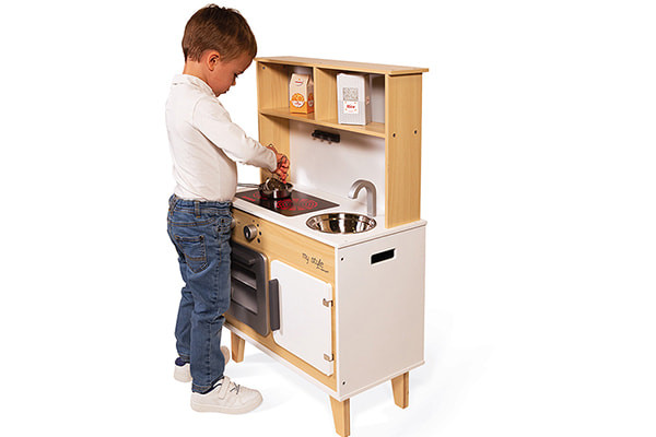 Aanrechthoogte van 50 cm.