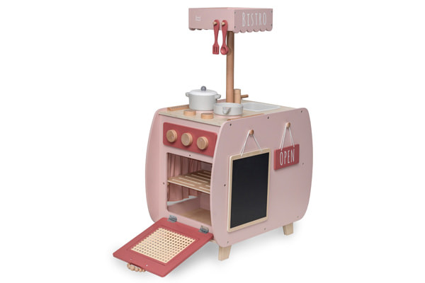 Oven met kookplaat erboven