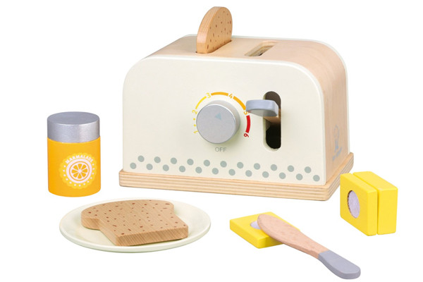 Specialiseren Grote hoeveelheid snor New Classic Toys Houten broodrooster | Kinderkeuken.nl