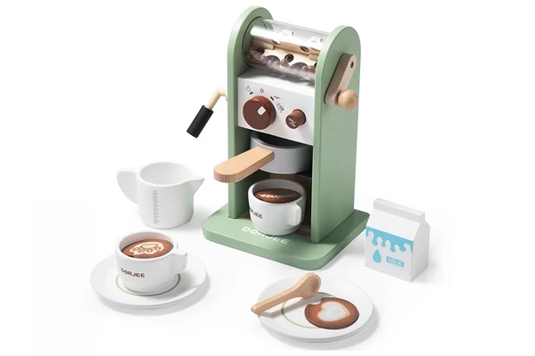 Houten koffiezetapparaat