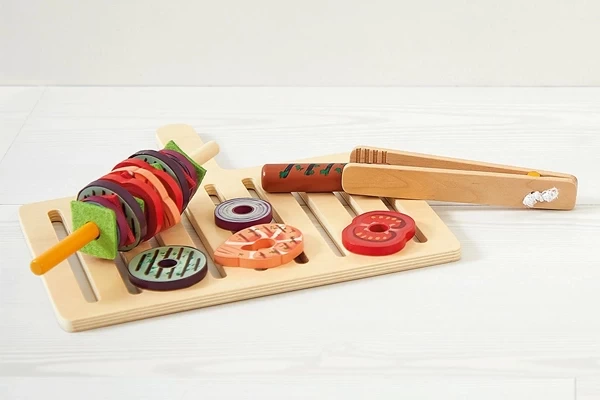 Leg lekker eten op de grill