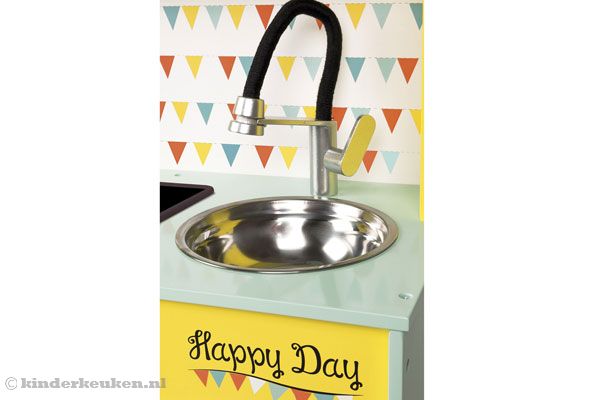 Moderne kraan met wasbak.