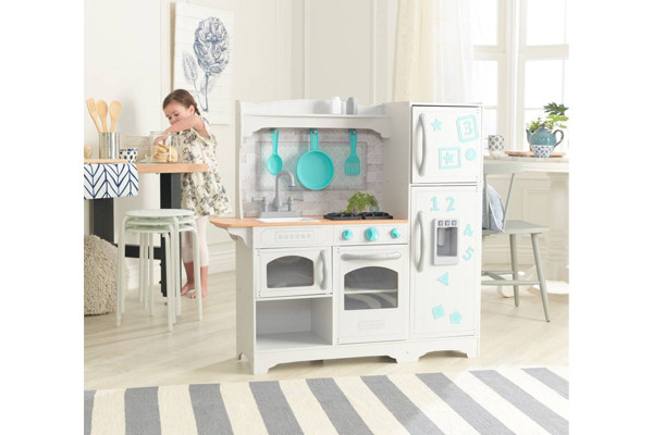 De Countryside keuken staat mooi in elke kamer.