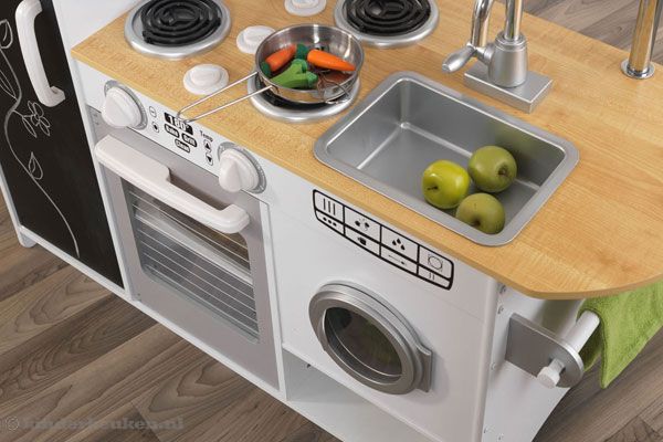 Met uitneembare gootsteen. (accessoires niet inbegrepen)