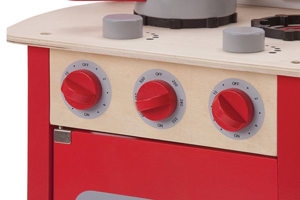 Draaiknoppen met klik-geluid.