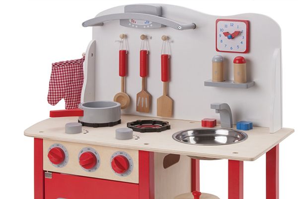 Met veel accessoires.