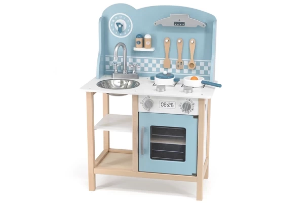 PolarB houten keuken blauw