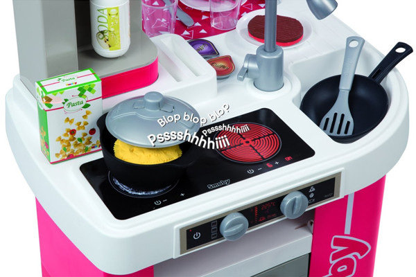 Inclusief speciale kookplaat met geluiden.