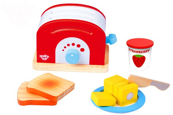 Complete broodrooster set van Tooky Toy.