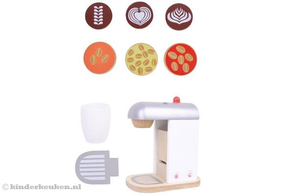 Met verschillende soorten cups.