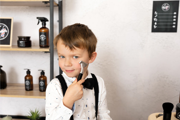 Accessoires waaronder een scheermes