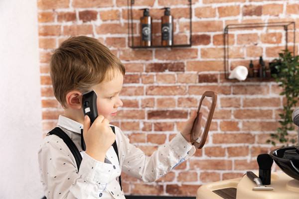 Afneembare spiegel en mechanische tondeuse