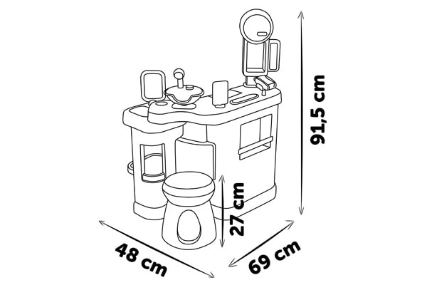 Afmeting: 48x69x91,5 cm
