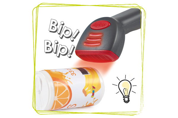 Scanner kan piepen en oplichten